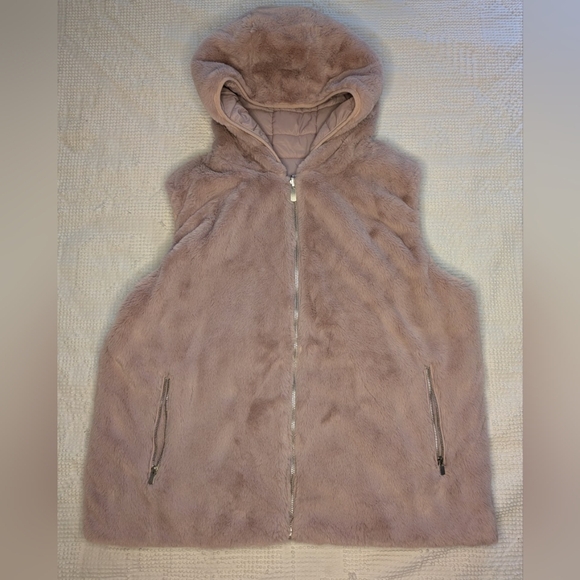 Buffaloâ•‘Reversible Faux Fur Vestâ•‘Size L - Picture 4 of 4